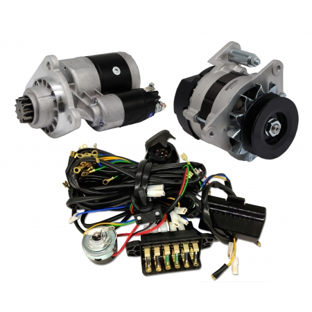 ZESTAW ROZRUSZNIK + ALTERNATOR 14V 45A + INSTALACJA ELEKTR. URSUS C-330